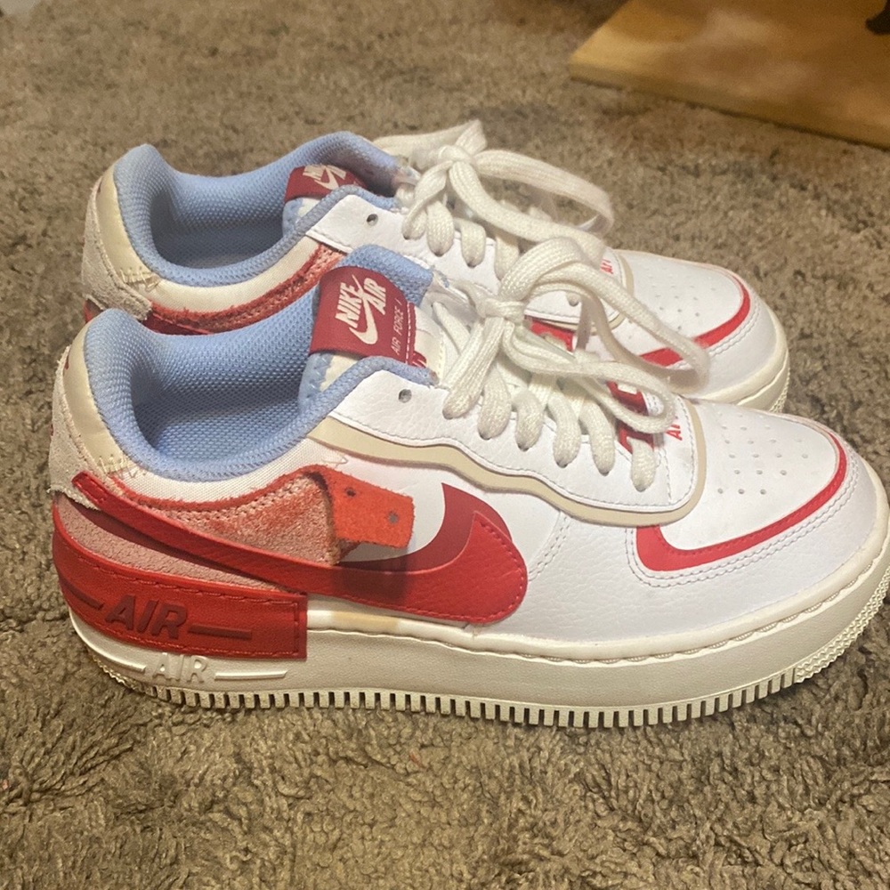 Cracked Leather Nike Shoes